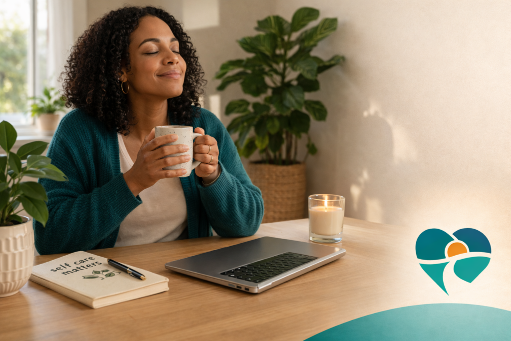 woman relaxing